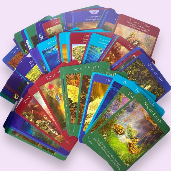 Angel Tarot 78 Card Deck Physical Guidebook Doreen Virtue & Radleigh Valentine - Picture 5 of 15